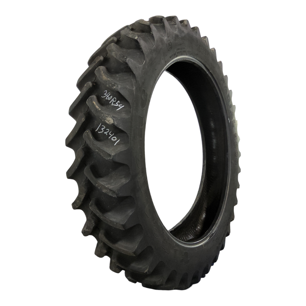 【中古】テクノ　Firestone Nr.410 USED 18.4R38 Firestone Radial All Traction 23 R-1 141A8 50% for